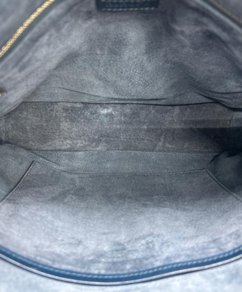 HIROFU（ヒロフ）HIROFU (ヒロフ) 2WAYショルダーバッグ ブルーの古着・服飾アイテム