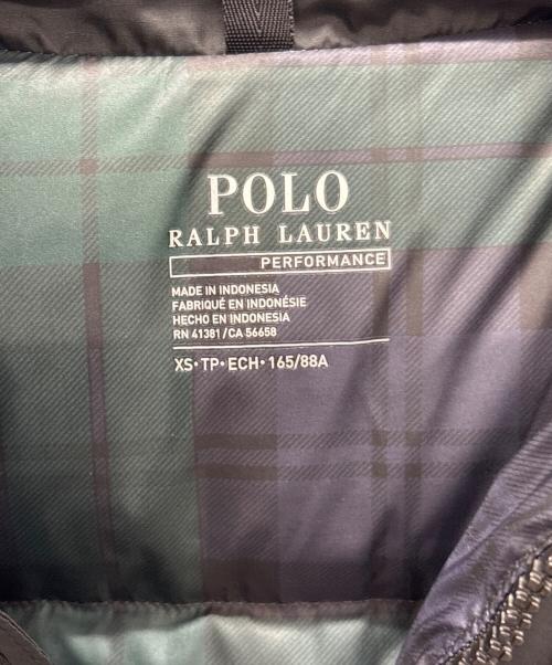POLO RALPH LAUREN（ポロ・ラルフローレン）POLO RALPH LAUREN (ポロ・ラルフローレン) ダウンジャケット ブラック サイズ:XSの古着・服飾アイテム