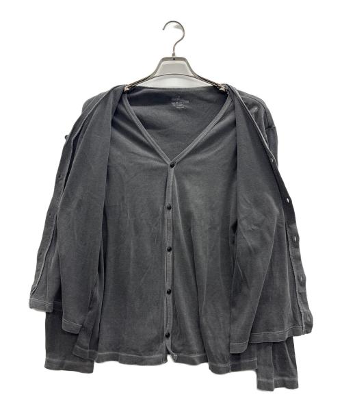 DISCOVERED（ディスカバード）DISCOVERED (ディスカバード) コットンカーディガン グレー サイズ:Lの古着・服飾アイテム