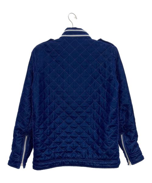 DISCOVERED（ディスカバード）DISCOVERED (ディスカバード) キルティングライダースジャケット ブルー サイズ:2の古着・服飾アイテム