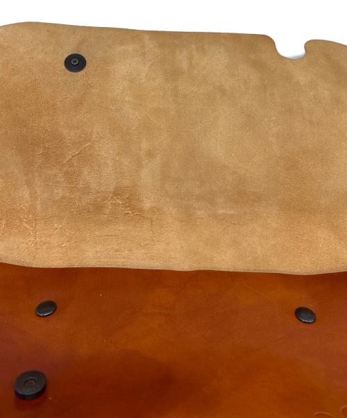 Uni&co（ユニアンドコー）Uni&co (ユニアンドコー) レザーメッセンジャーバッグ ブラウンの古着・服飾アイテム