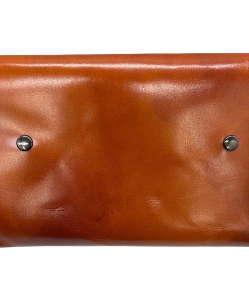 Uni&co（ユニアンドコー）Uni&co (ユニアンドコー) レザーメッセンジャーバッグ ブラウンの古着・服飾アイテム