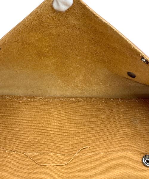 Uni&co（ユニアンドコー）Uni&co (ユニアンドコー) レザーメッセンジャーバッグ ブラウンの古着・服飾アイテム