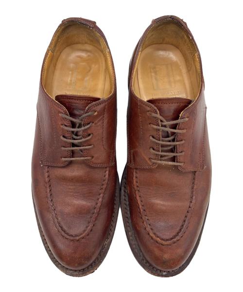 the harvey（ザ ハーヴィー）the harvey (ザ ハーヴィー) Uチップシューズ ブラウン サイズ:40の古着・服飾アイテム