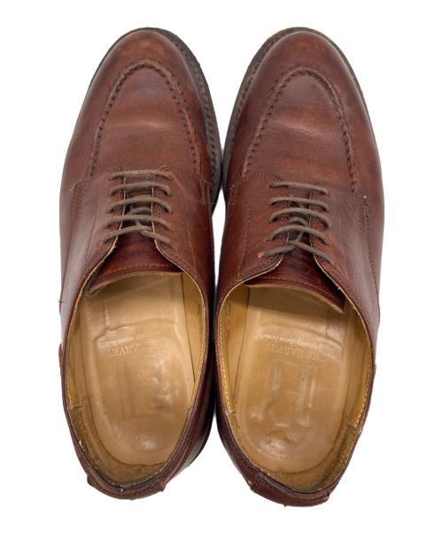 the harvey（ザ ハーヴィー）the harvey (ザ ハーヴィー) Uチップシューズ ブラウン サイズ:40の古着・服飾アイテム
