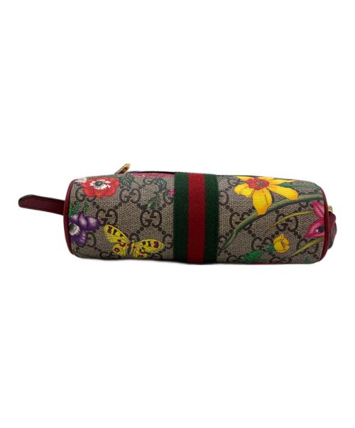 GUCCI（グッチ）GUCCI (グッチ) ショルダーバッグ レッド×ベージュの古着・服飾アイテム