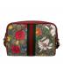GUCCI (グッチ) ショルダーバッグ レッド×ベージュ：50000円
