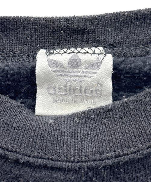 adidas（アディダス）adidas (アディダス) 裏起毛スウェット ブラック サイズ:Mの古着・服飾アイテム
