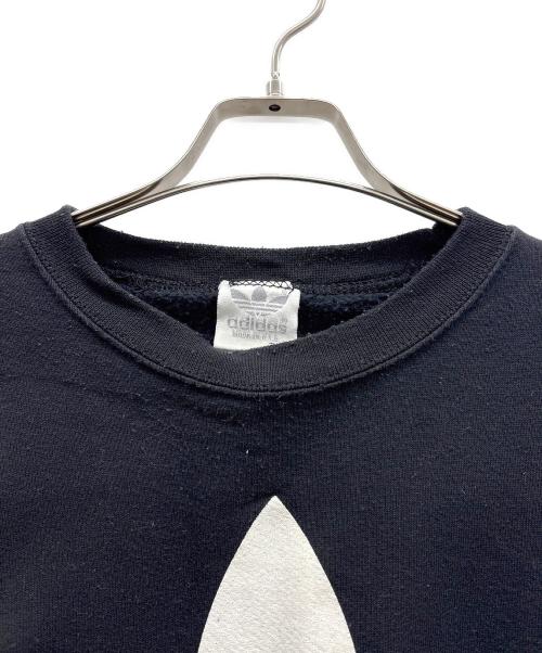 adidas（アディダス）adidas (アディダス) 裏起毛スウェット ブラック サイズ:Mの古着・服飾アイテム