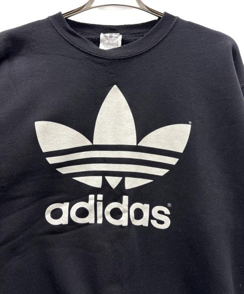 adidas（アディダス）adidas (アディダス) 裏起毛スウェット ブラック サイズ:Mの古着・服飾アイテム