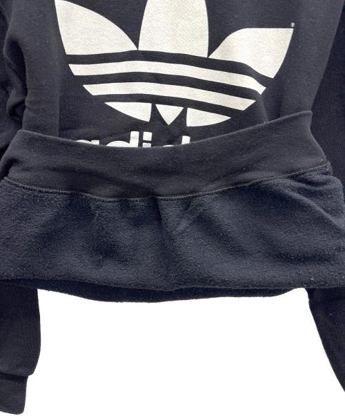 adidas（アディダス）adidas (アディダス) 裏起毛スウェット ブラック サイズ:Mの古着・服飾アイテム