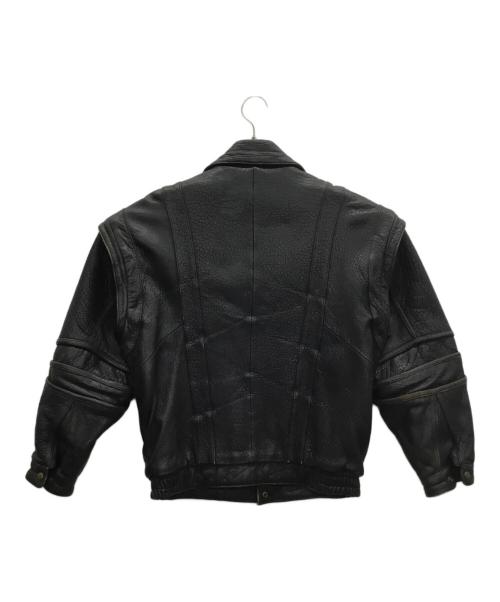 NOBLAND（ノーブランド）NOBLAND (ノーブランド) レザージャケット ブラック サイズ:Mの古着・服飾アイテム