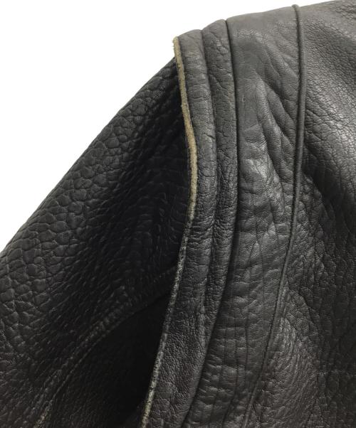 NOBLAND（ノーブランド）NOBLAND (ノーブランド) レザージャケット ブラック サイズ:Mの古着・服飾アイテム