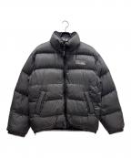 FIRST DOWNファーストダウン）の古着「リバーシブルダウンジャケット」｜グレー×ブラック
