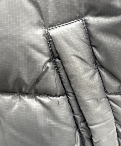 FIRST DOWN（ファーストダウン）FIRST DOWN (ファーストダウン) リバーシブルダウンジャケット グレー×ブラック サイズ:LLの古着・服飾アイテム