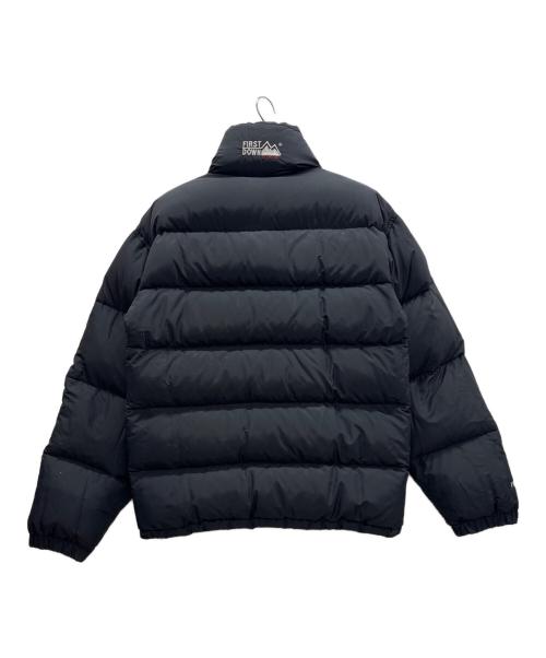 FIRST DOWN（ファーストダウン）FIRST DOWN (ファーストダウン) リバーシブルダウンジャケット グレー×ブラック サイズ:LLの古着・服飾アイテム