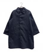 SLICKスリック）の古着「ロングコート」｜ネイビー×ブラック