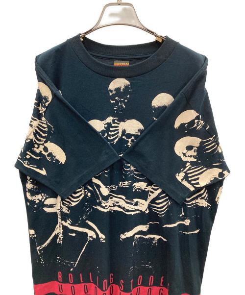 BROCKUM WORLDWIDE（ブロッカム ワールドワイド）BROCKUM WORLDWIDE Tシャツ ROLLING STONES VOODOO LOUNGE WORLD TOUR（ローリング ストーンズ ヴードゥー ラウンジ ワールド ツアー） ブラック サイズ:Lの古着・服飾アイテム