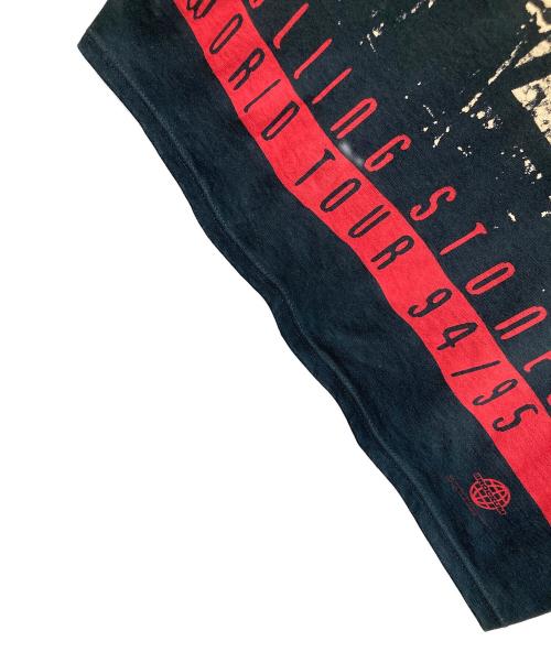 BROCKUM WORLDWIDE（ブロッカム ワールドワイド）BROCKUM WORLDWIDE Tシャツ ROLLING STONES VOODOO LOUNGE WORLD TOUR（ローリング ストーンズ ヴードゥー ラウンジ ワールド ツアー） ブラック サイズ:Lの古着・服飾アイテム