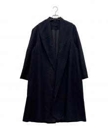 NOBLAND（ノーブランド）の古着「カシミヤロングコート」｜ブラック