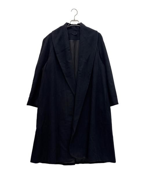NOBLAND（ノーブランド）NOBLAND (ノーブランド) カシミヤロングコート ブラック サイズ:42の古着・服飾アイテム
