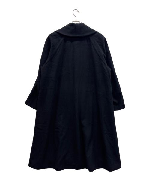 NOBLAND（ノーブランド）NOBLAND (ノーブランド) カシミヤロングコート ブラック サイズ:42の古着・服飾アイテム