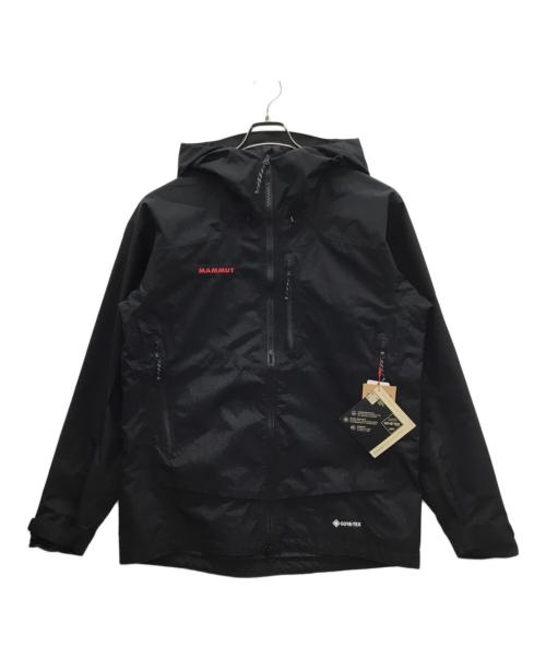 MAMMUT（マムート）MAMMUT (マムート) ハードシェルフーデッドジャケット ブラック サイズ:XL 未使用品の古着・服飾アイテム