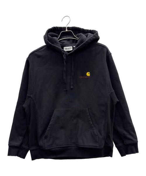 CarHartt（カーハート）CarHartt (カーハート) プルオーバーパーカー ブラック サイズ:Mの古着・服飾アイテム