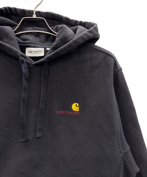 CarHartt（カーハート）CarHartt (カーハート) プルオーバーパーカー ブラック サイズ:Mの古着・服飾アイテム