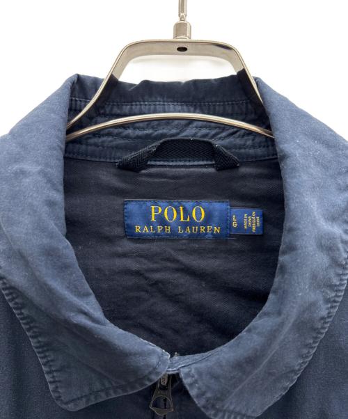 POLO RALPH LAUREN（ポロ・ラルフローレン）POLO RALPH LAUREN (ポロ・ラルフローレン) ジップブルゾン ネイビー サイズ:Lの古着・服飾アイテム