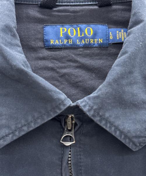 POLO RALPH LAUREN（ポロ・ラルフローレン）POLO RALPH LAUREN (ポロ・ラルフローレン) ジップブルゾン ネイビー サイズ:Lの古着・服飾アイテム