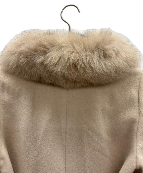 JUSGLITTY（ジャスグリッティー）JUSGLITTY (ジャスグリッティー) ウールコート ベージュ サイズ:2の古着・服飾アイテム