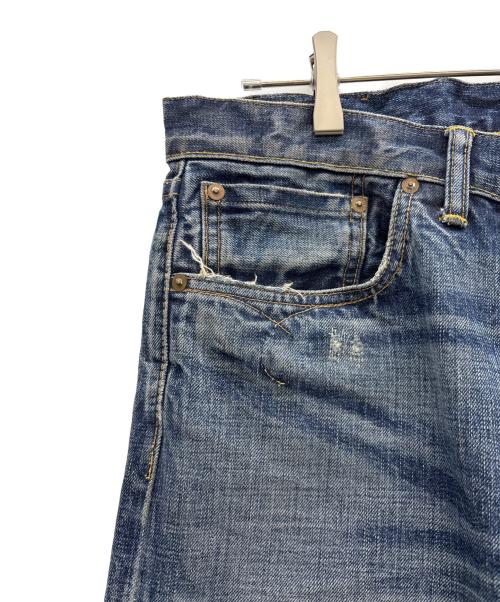 RRL（ダブルアールエル）RRL (ダブルアールエル) セルビッチデニムパンツ ブルー サイズ:34×34の古着・服飾アイテム