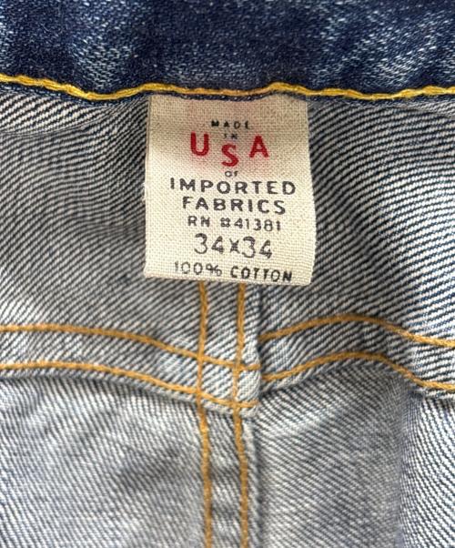 RRL（ダブルアールエル）RRL (ダブルアールエル) セルビッチデニムパンツ ブルー サイズ:34×34の古着・服飾アイテム