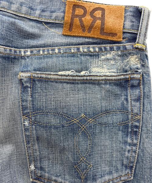RRL（ダブルアールエル）RRL (ダブルアールエル) セルビッチデニムパンツ ブルー サイズ:34×34の古着・服飾アイテム