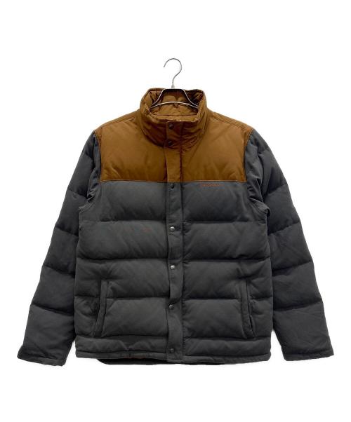Patagonia（パタゴニア）Patagonia (パタゴニア) ダウンジャケット グレー×ブラウン サイズ:Mの古着・服飾アイテム