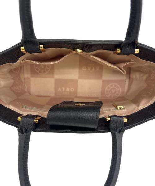 ATAO（アタオ）ATAO (アタオ) ハンドバッグ ブラックの古着・服飾アイテム