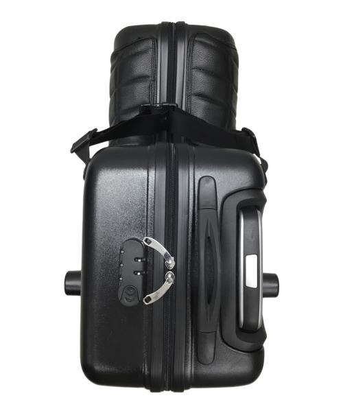 NOBLAND（ノーブランド）NOBLAND (ノーブランド) 子供が乗れるキャリーケース ブラックの古着・服飾アイテム