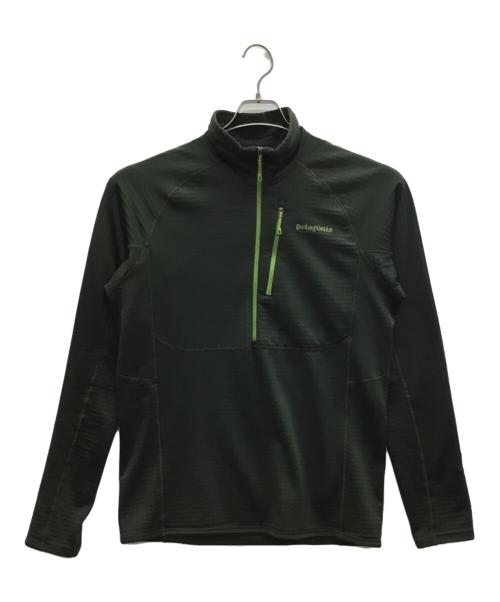 Patagonia（パタゴニア）Patagonia (パタゴニア) ハーフジップフリースプルオーバー グリーン サイズ:Mの古着・服飾アイテム