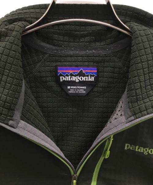 Patagonia（パタゴニア）Patagonia (パタゴニア) ハーフジップフリースプルオーバー グリーン サイズ:Mの古着・服飾アイテム