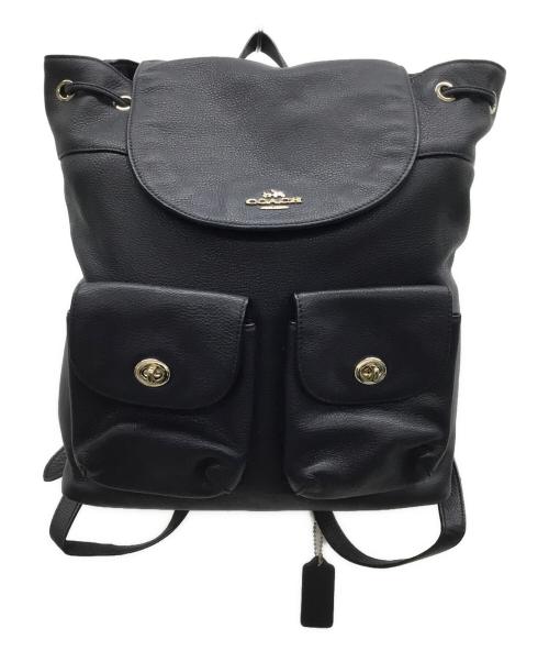 COACH（コーチ）COACH (コーチ) リュック ネイビーの古着・服飾アイテム