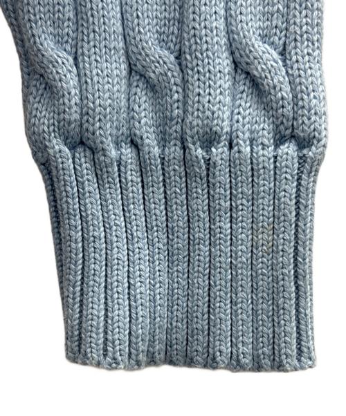 POLO RALPH LAUREN（ポロ・ラルフローレン）POLO RALPH LAUREN (ポロ・ラルフローレン) ケーブルニット ブルー サイズ:XLの古着・服飾アイテム