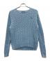 POLO RALPH LAUREN（ポロ・ラルフローレン）の古着「ケーブルニット」｜ブルー