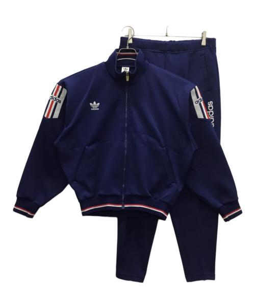 adidas（アディダス）adidas (アディダス) セットアップジャージ ブルー サイズ:98-84の古着・服飾アイテム