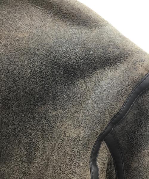 -（-）- (-) B-3シアリングジャケット ブラウン サイズ:Mの古着・服飾アイテム