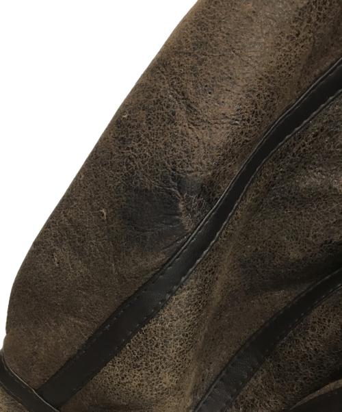 -（-）- (-) B-3シアリングジャケット ブラウン サイズ:Mの古着・服飾アイテム