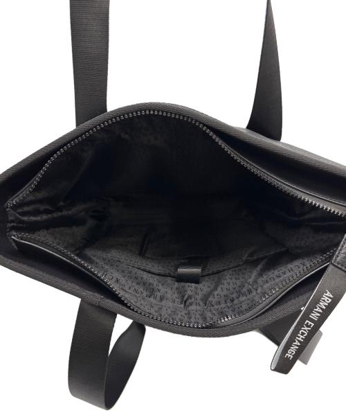 ARMANI EXCHANGE（アルマーニ エクスチェンジ）ARMANI EXCHANGE (アルマーニ エクスチェンジ) トートバッグ ブラックの古着・服飾アイテム