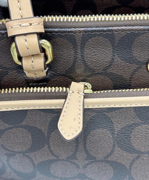 COACH（コーチ）COACH (コーチ) 2WAYトートバッグ ブラウンの古着・服飾アイテム