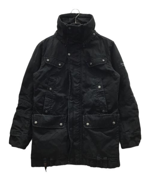 DIESEL（ディーゼル）DIESEL (ディーゼル) ミリタリーコート ブラック サイズ:Mの古着・服飾アイテム