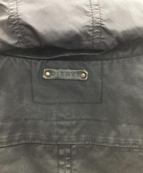 DIESEL（ディーゼル）DIESEL (ディーゼル) ミリタリーコート ブラック サイズ:Mの古着・服飾アイテム